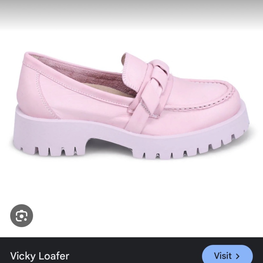 Miz Mooz Vicky loafer leather qvc shoes lilac